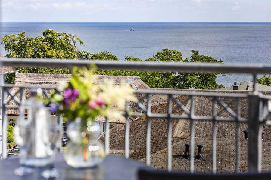 Hotelzimmer mit Meerblick in Göhren auf der Insel Rügen